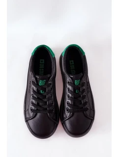 Children's Leather Sneakers BIG STAR DD374147 Black