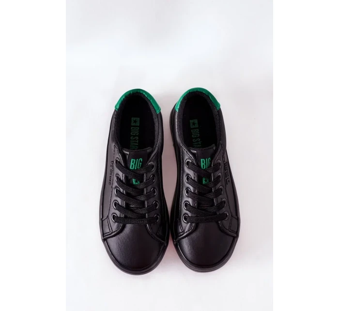 Children's Leather Sneakers BIG STAR DD374147 Black Children's Leather Sneakers BIG STAR DD374147 Black