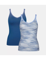 Dámské tílko GO Shirt 01 C2P - BLUE - DARK COMBINATION - kombinace modré M008 - SLOGGI