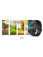 Černý silikonový řemínek model 21805561 - VELTORI