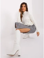 Sukně LK SD 509400 1.09P bílá a černá