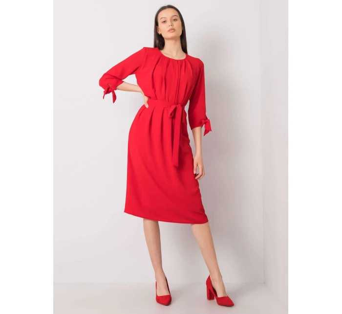 Šaty LK SK model 20806568 červená - FPrice Šaty LK SK model 20806568 červená - FPrice