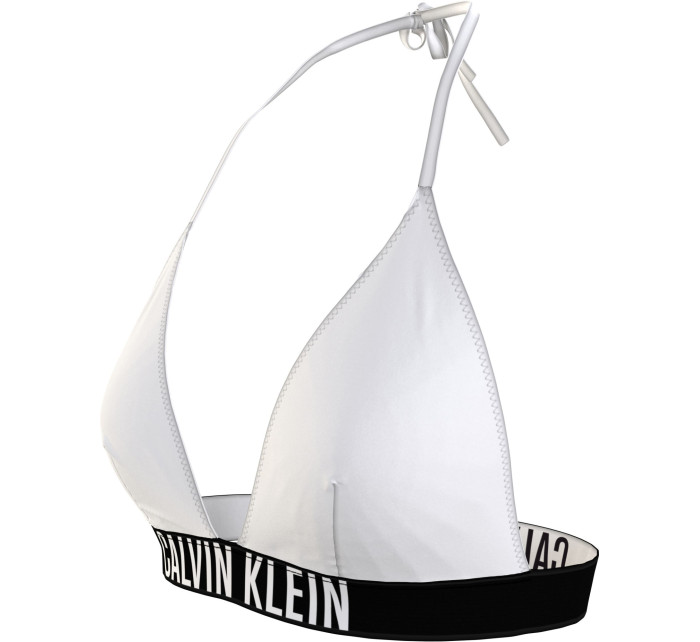 Dámské plavky horní díl Triangle Bikini Top Intense Power KW0KW01824YCD bílá - Calvin Klein
