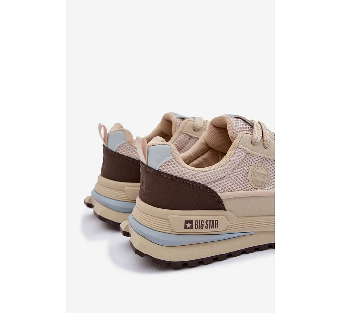 Pánské sportovní boty Big Star TT174316 Hi-Poly System Béžové