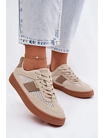 Dámské tenisky Big Star model 22100903 Béžové - Big Star Shoes Dámské tenisky Big Star model 22100903 Béžové - Big Star Shoes