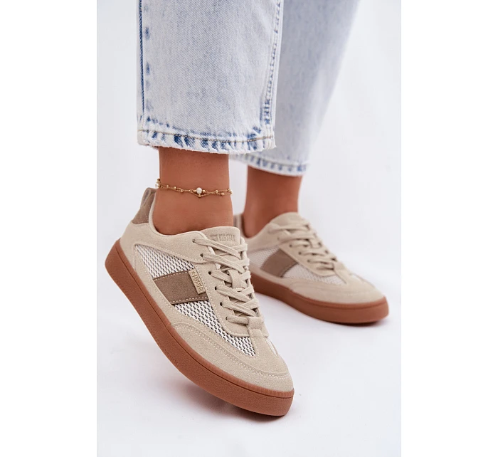 Dámské tenisky Big Star model 22100903 Béžové - Big Star Shoes Dámské tenisky Big Star model 22100903 Béžové - Big Star Shoes