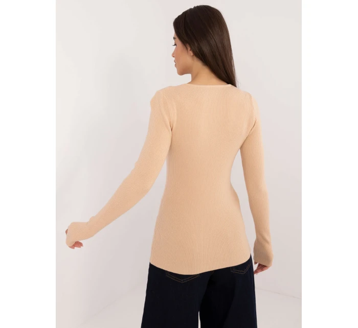 Jumper AT SW béžový model 20506917 - FPrice Jumper AT SW béžový model 20506917 - FPrice