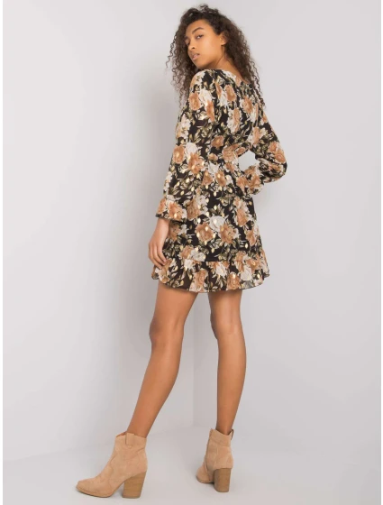 Šaty DHJ SK 12220 2.14P černá a béžová