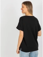 Dámská halenka LK BZ 509252.25x černá - FPrice Dámská halenka LK BZ 509252.25x černá - FPrice