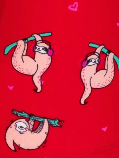 Pánské boxerky ATLANTIC 2Pack - červená/tmavě modrá