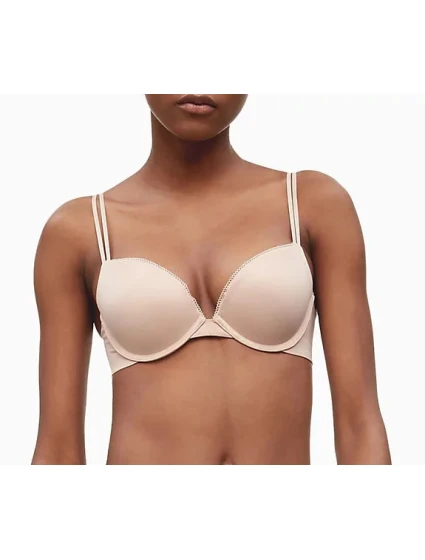 Podprsenka push-up QF4083E - 2NT - světle růžová - Calvin Klein