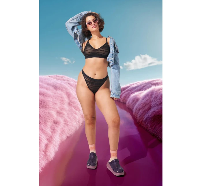 sloggi FREE Evolve PU Lace - BLACK - SLOGGI BLACK - SLOGGI