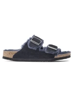 Arizona VL Midnight zateplené žabky semišová kůže úzké model 20701475 - Birkenstock