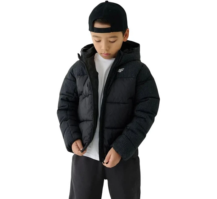 Chlapecká péřová bunda  tmavě černá JWAW25TDJA 20S model 22052166 - 4F