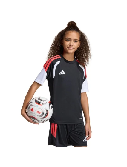 Adidas Tiro 26 League dětské tričko černá/červená KB1326 Adidas Tiro 26 League dětské tričko černá/červená KB1326