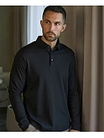 TJ 1442 Pima polo s dlouhým rukávem model 22464899 navy - Tee Jays TJ 1442 Pima polo s dlouhým rukávem model 22464899 navy - Tee Jays