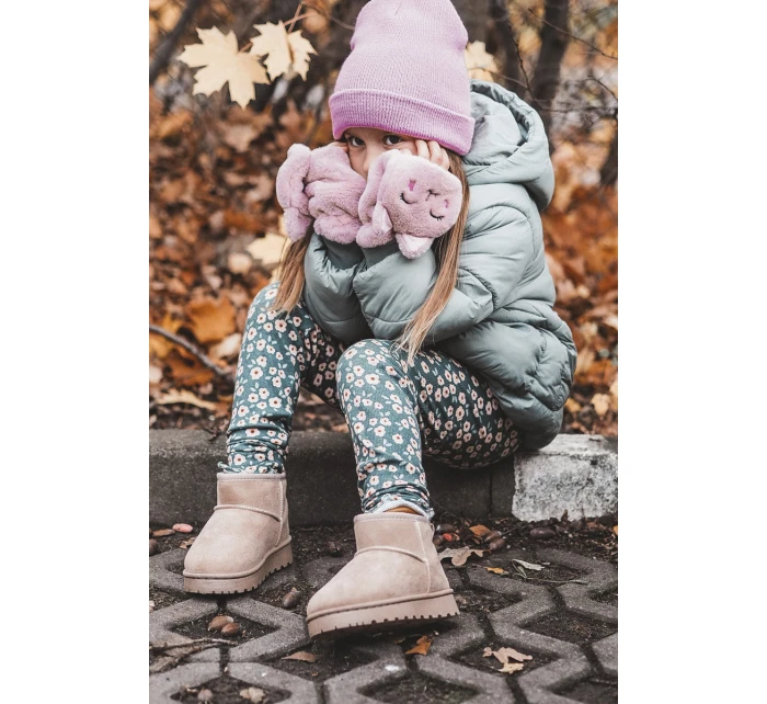 Dětské zimní boty s Bežové model 21639767 - Boto