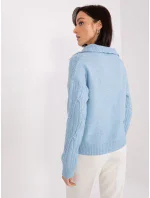 Sweter AT SW  jasny niebieski model 19005959 - FPrice