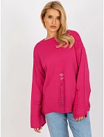 Svetr BA SW 8043.08X fuchsiový