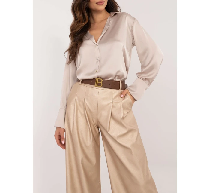 Spodnie DHJ SP model 20606098 beżowy - FPrice Spodnie DHJ SP model 20606098 beżowy - FPrice