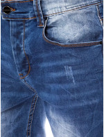 Modré pánské kalhoty Dstreet UX3821