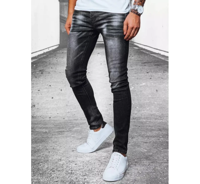 Pánské džínové kalhoty černé Dstreet UX3913