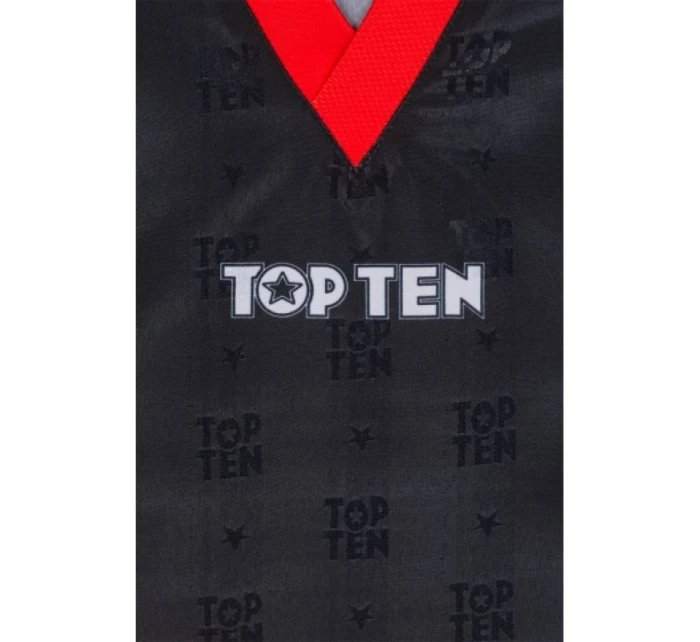 TOP TEN "Urban Arts" kickboxerské oblečení černo-červené (WAKO APPROVED new)