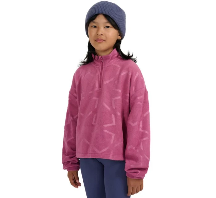 Dívčí fleece tmavě růžový JWAW25TFLE model 21394945 - 4F Dívčí fleece tmavě růžový JWAW25TFLE model 21394945 - 4F