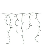 VÁNOČNÍ STROMEK SVĚTLA VENKOVNÍ SVĚTLO OPONA 360 VEDL ČASOVAČ STUDENÁ BÍLÁ KABEL ZELENÁ