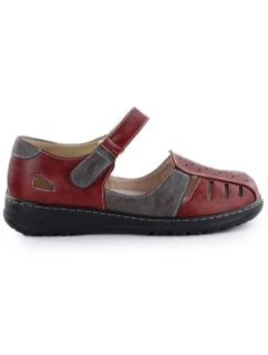 Dámská pohodlná prolamovaná obuv na suchý zip model 21953871 - Unisoft