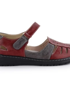 Dámská pohodlná prolamovaná obuv na suchý zip model 21953871 - Unisoft
