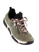 Pohodlná polobotka Rieker W RKR610 zelená