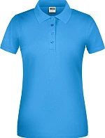 Daiber JN 873 Dámské pracovní bio piqué polo 02.0873 aqua