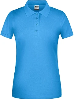 Daiber JN 873 Dámské pracovní bio piqué polo 02.0873 aqua