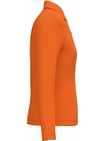 K 244 Dámské piqué polo s dlouhým rukávem model 22507082 orange - Kariban K 244 Dámské piqué polo s dlouhým rukávem model 22507082 orange - Kariban