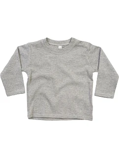 Babybugz BZ 11 Dětské tričko s dlouhým rukávem 71.0011 heather grey melange