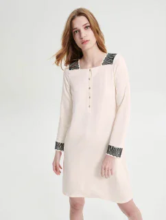 Noční košile s knoflíkovou légou model 18937154 - Vamp