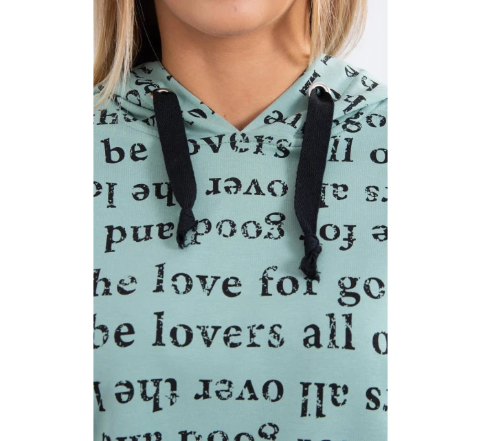 Tištěná sada tmavě mátová Tištěná sada tmavě mátová