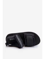 Dámské sandály na suchý zip Big Star model 21610848 Černe - Big Star Shoes Dámské sandály na suchý zip Big Star model 21610848 Černe - Big Star Shoes