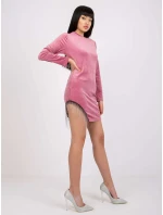 Šaty DHJ SK 6509.82P tmavě růžová