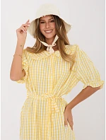 Šaty MI SK 32807 1.17P světle žlutá