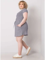 Šaty RV SK 6632.25 bílé a tmavě modré
