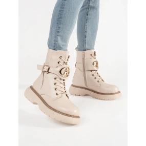 Módní   kotníčkové boty dámské platforma