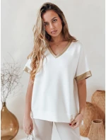 Dámská halenka oversize SHINE LOVE bílá Dstreet model 21989309 - FashionStreet