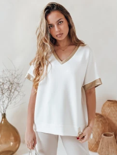 Dámská halenka oversize SHINE LOVE bílá Dstreet model 21989309 - FashionStreet