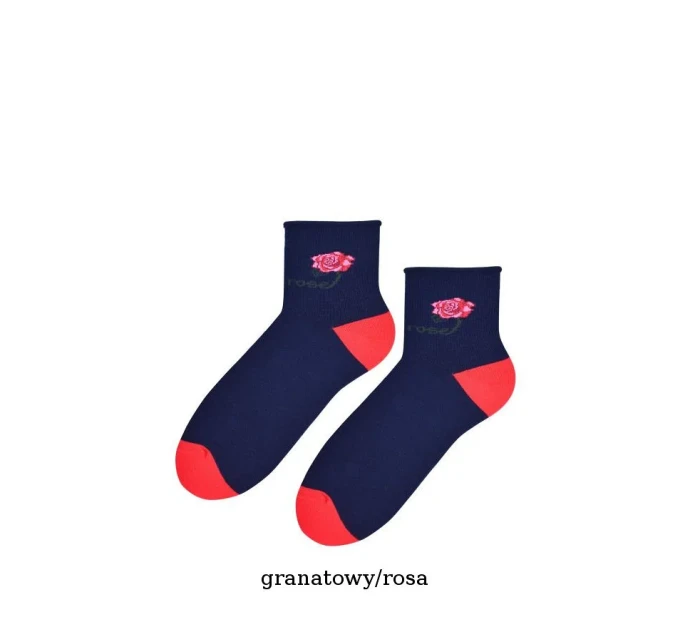 Vzorované netlačící ponožky Steven art.099 35-40