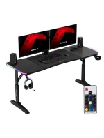 Herní stůl Hero model 21429425 RGB Black - Huzaro