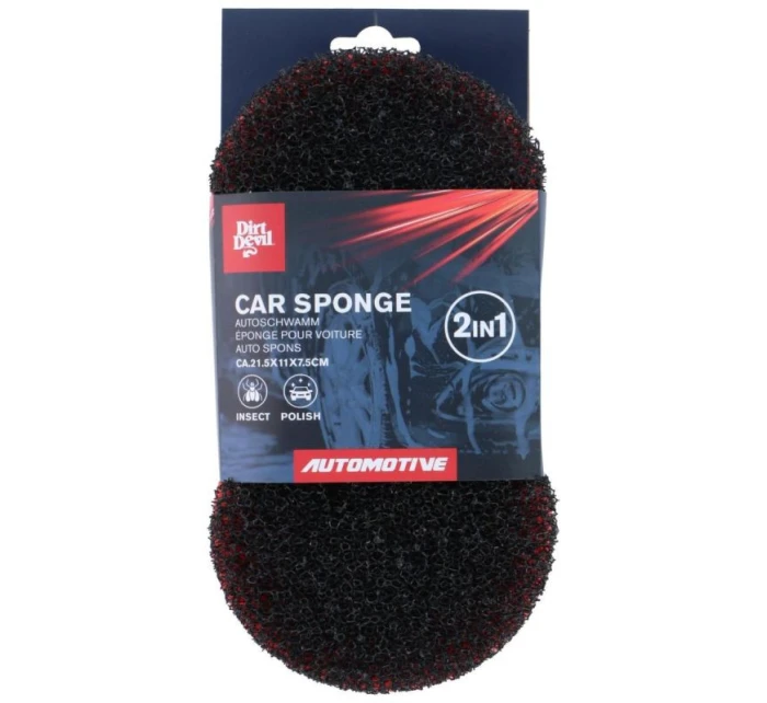 OBOUSTRANNÁ HOUBA NA MYTÍ AUTA 21,5X11CM DIRT DEVIL