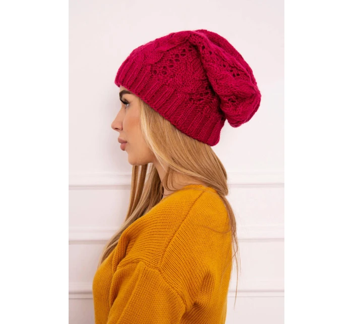 Motýlí čepice 2 model 18750279 fuchsiová - K-Fashion Motýlí čepice 2 model 18750279 fuchsiová - K-Fashion