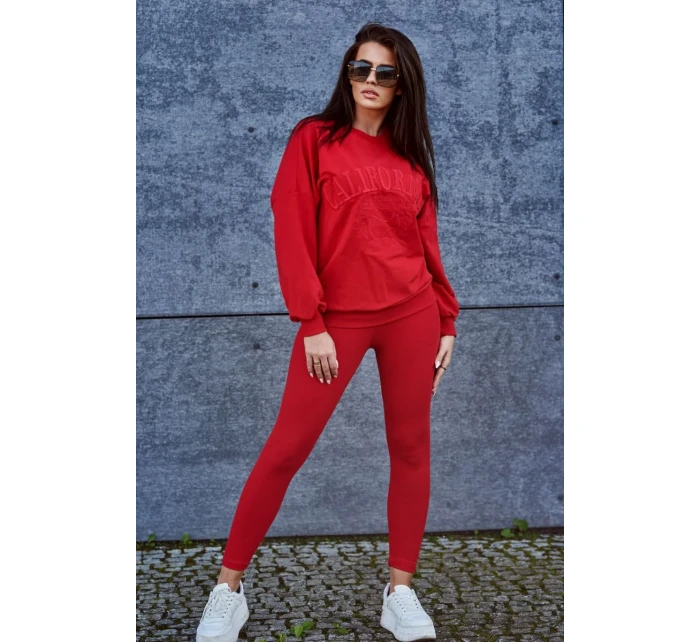 Bavlněná souprava California červený